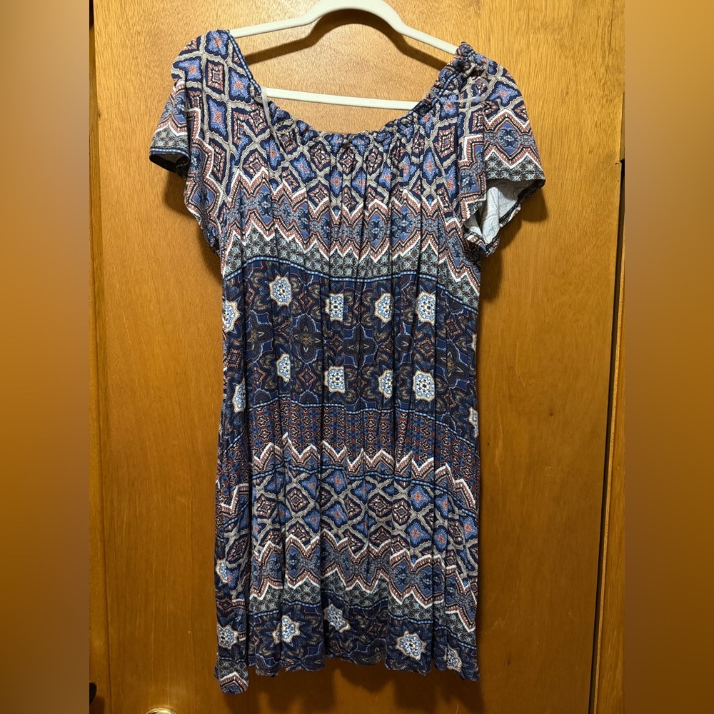 Geometric Patterned Dress Kiki Larue Leona Dress NWT